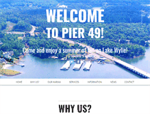 Tablet Screenshot of pier49.net